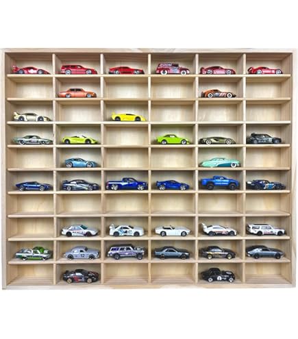 Madera Hot Wheels Porta Autos Exhibidor De Autos Coleccion Hot
