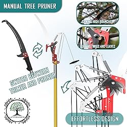LETYANGER Pole Saws for Tree Trimming, 7.3-27 ft