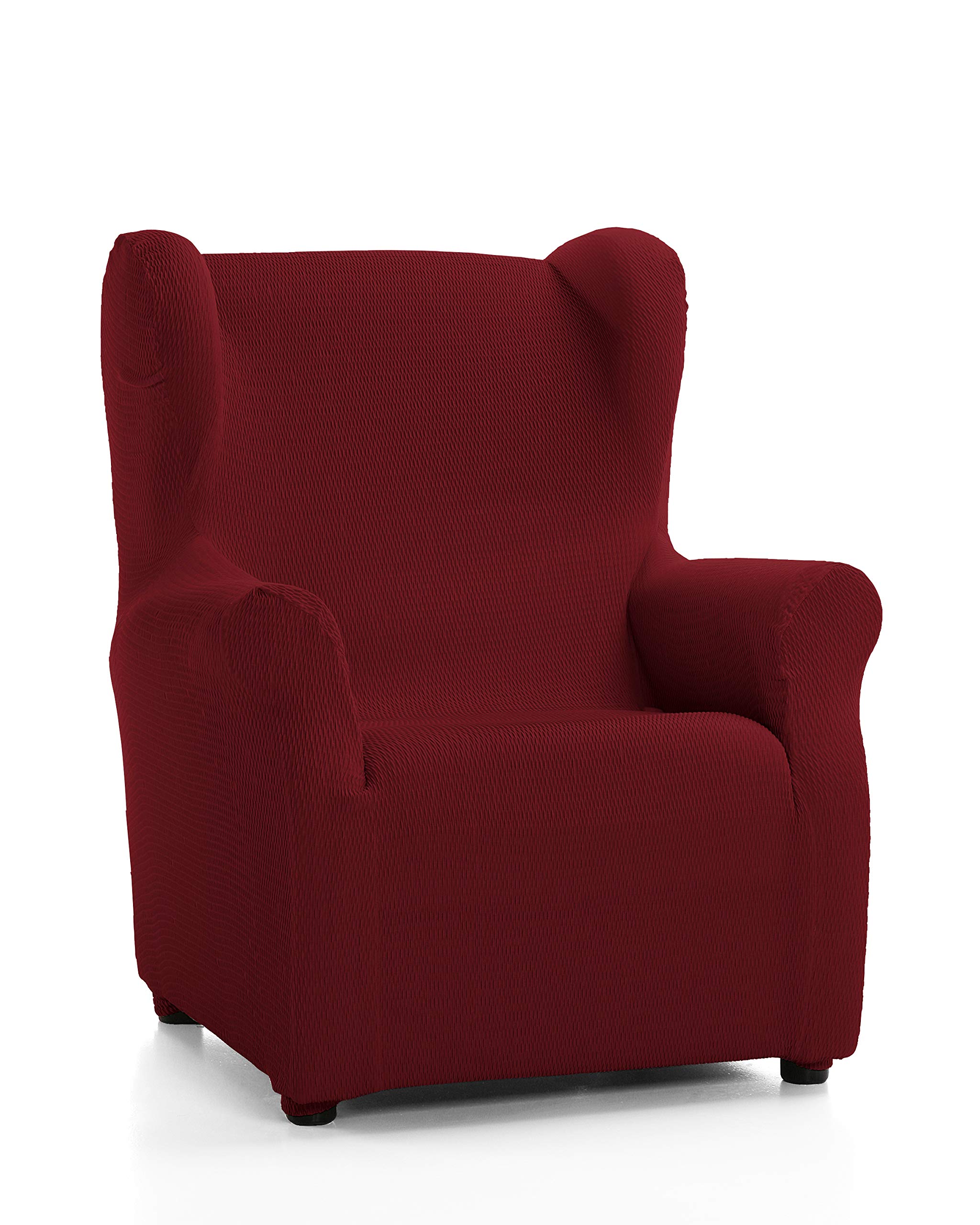 Martina Home Armchair Cover, Fabric, Burgundy, Wingchair