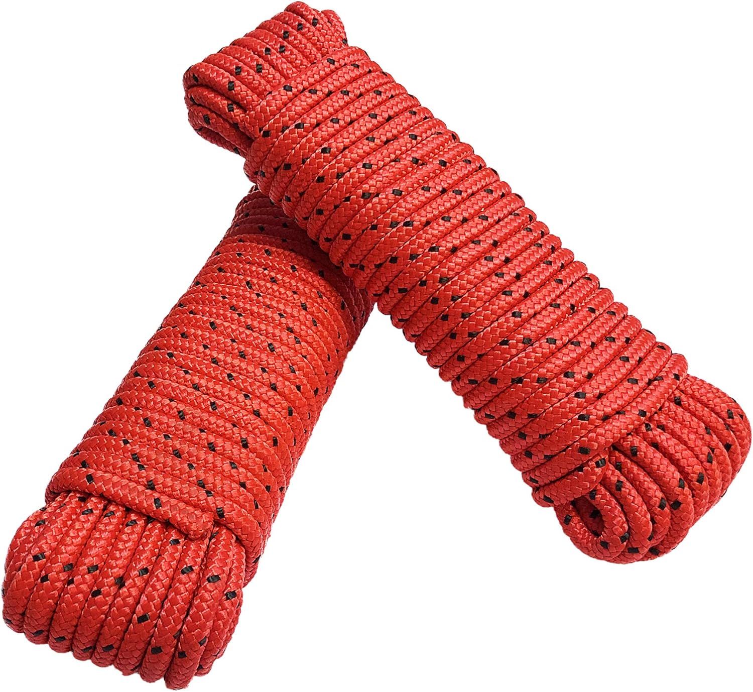 Rope 8 mm x 20 m, Polypropylene (PP) Rope, Mooring Rope, General Purpose Rope, Tethering Rope, Garden Rope, for Outdoor Use