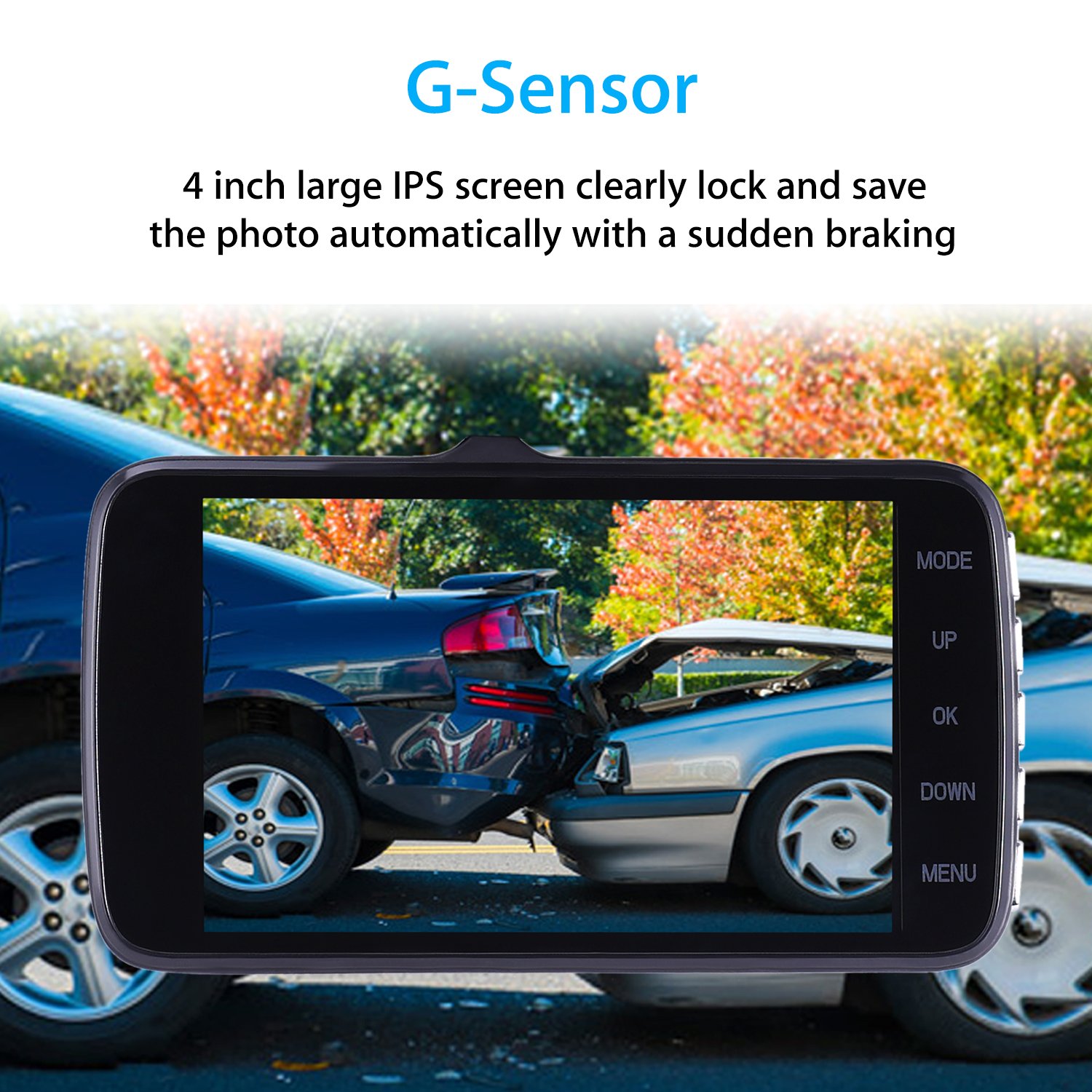 時間指定不可 車カメラダッシュカム前面と背面デュアルカメラ 優れたナイトビジョン1080p Hd車dashcam 4インチlarge Ips画面 車ダッシュボードカメラ ビデオレコーダーg センサー ループ録画 モーション検出 B07cjft951 送料無料 Www Happysigns De