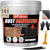 2-in-1 Rust Converter &amp; Metal Primer, 141oz Rust Reformer Paint for Metal, Automotive Rust Remover, UV &amp; Heat Resistant Anti-Corrosion Coating, Industrial-Grade Water-Based Rust Inhibitor