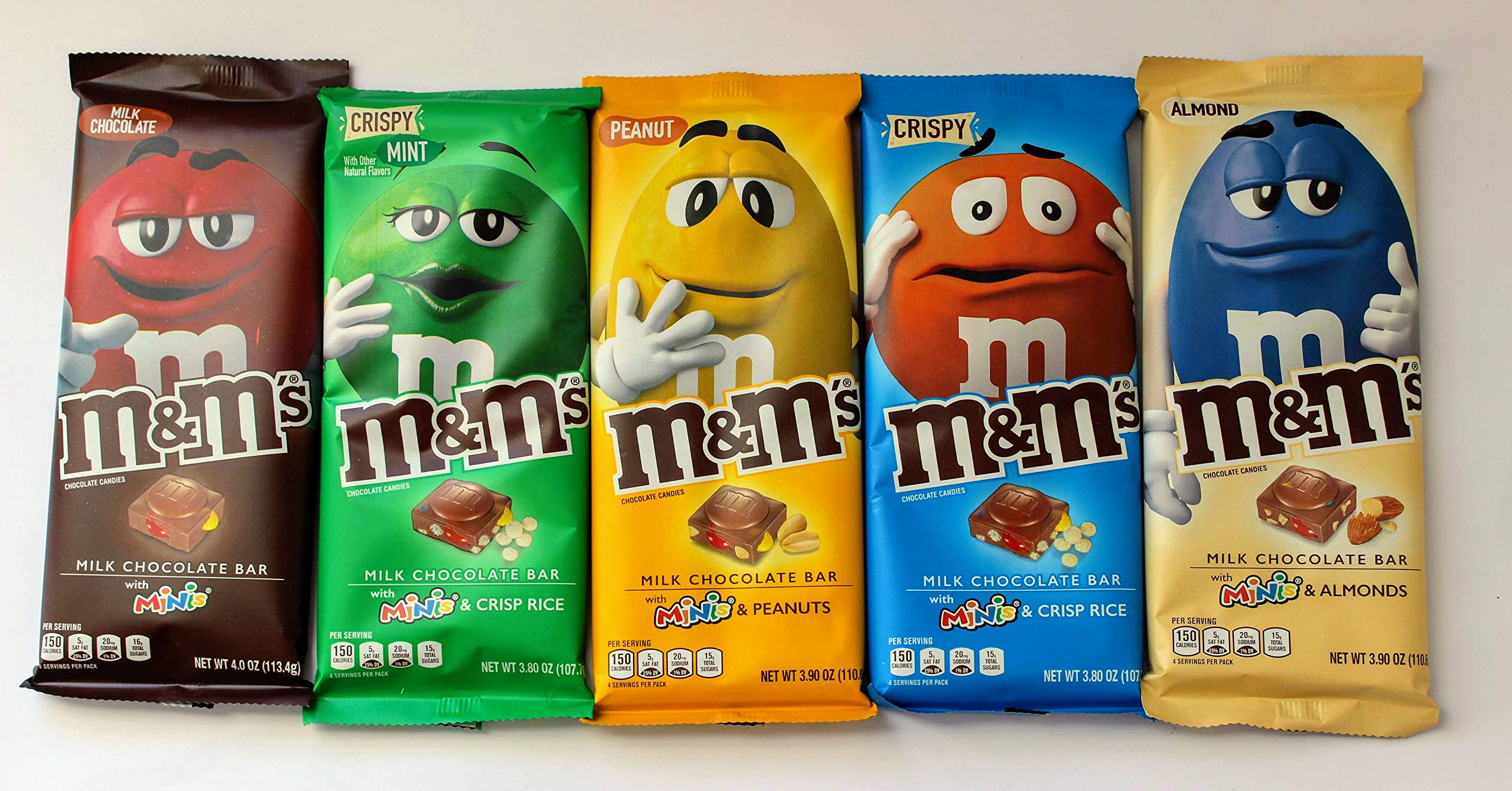 M&Ms Milk Chocolate Bars with Minis Variety Bundle Buy Online in UAE
