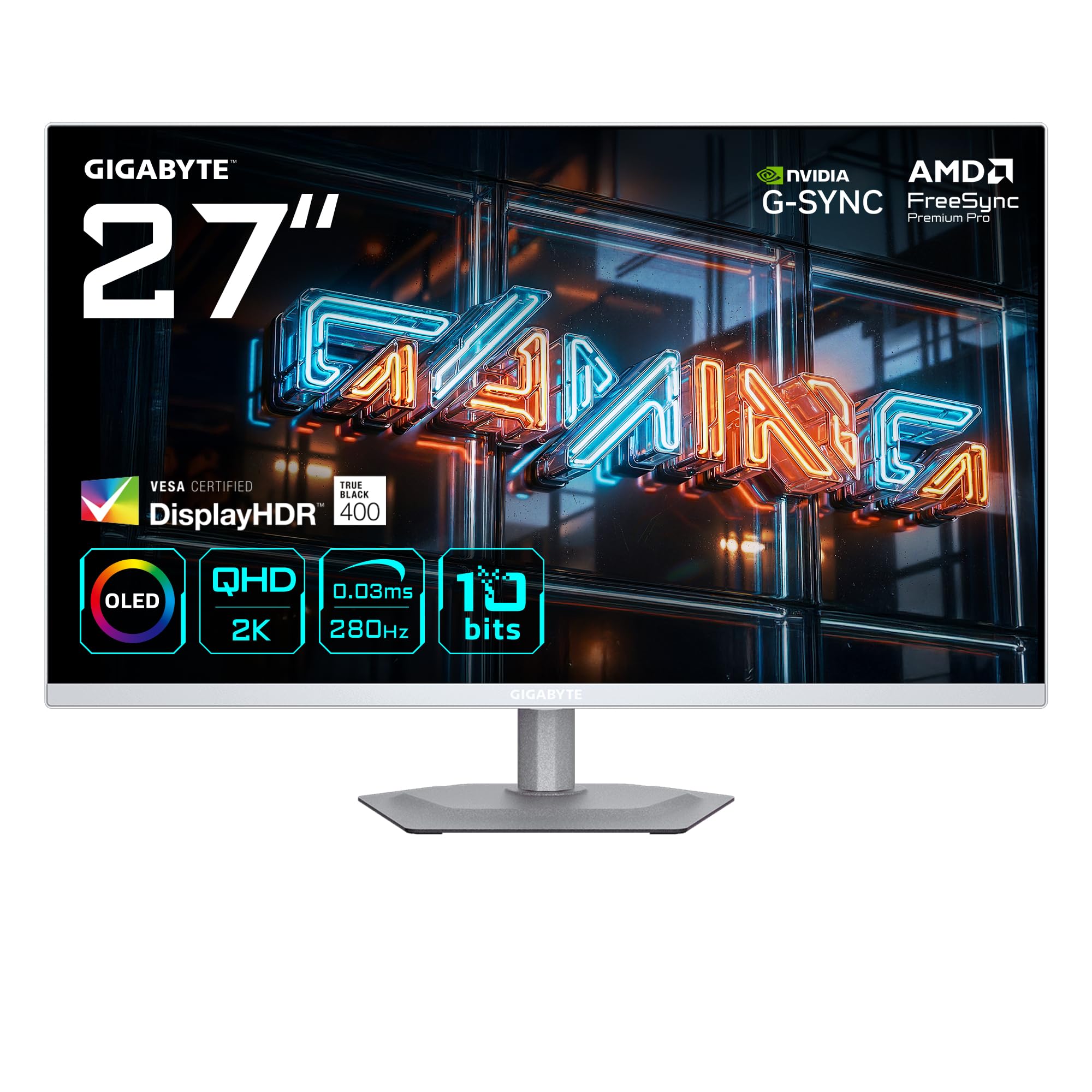 Gigabyte 27-inch OLED 280Hz gaming monit...