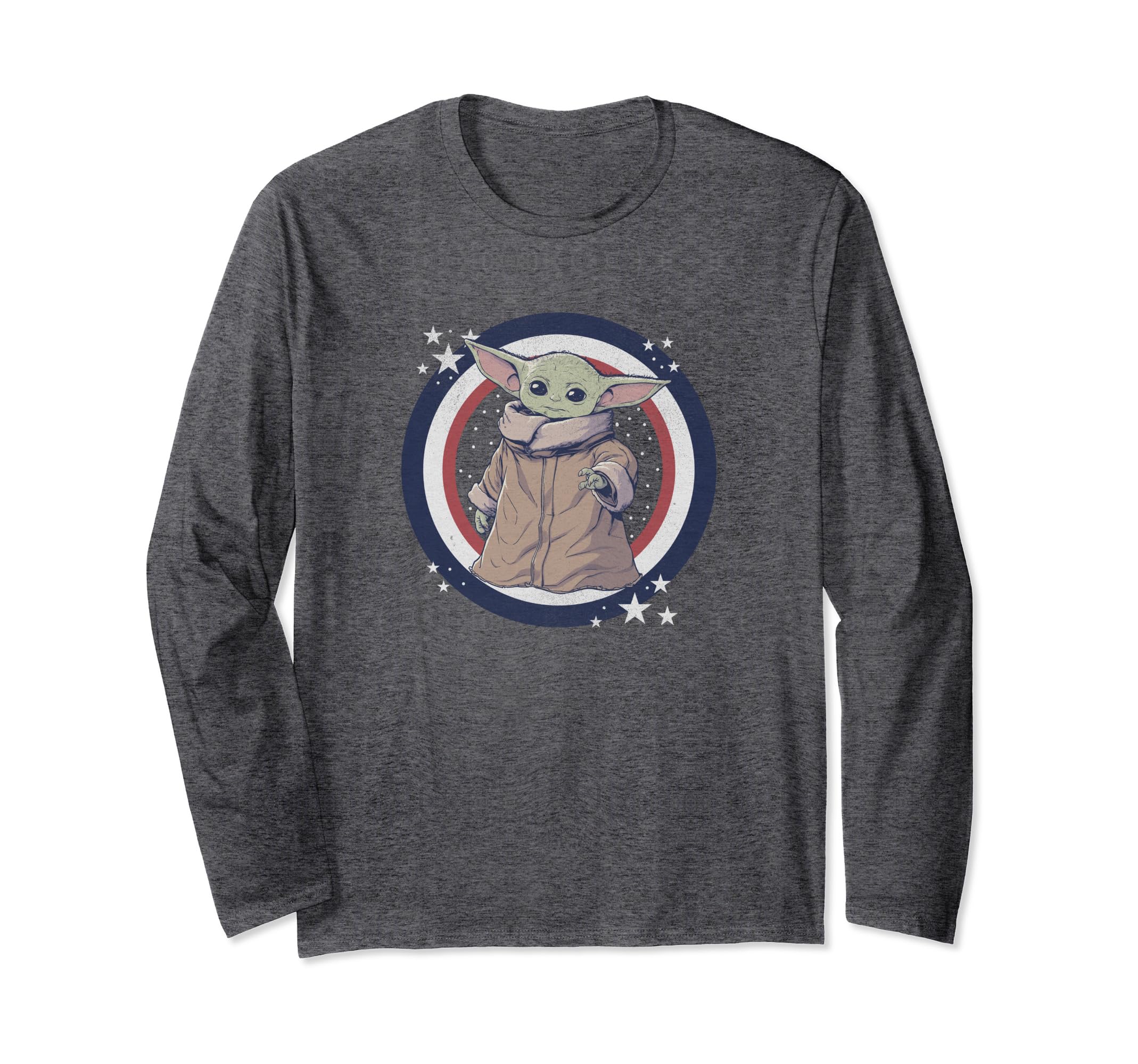Star Wars: The Mandalorian Fourth Of July Grogu Patriot Long Sleeve T-Shirt