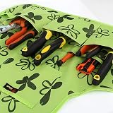 Discoball Garden Apron Oxford Cloth with Multi Pockets Waterproof Green view 4