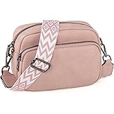 TANTOMI Crossbody Bags for Women Trendy,Vegan Leather Crossbody Purses for Women Small Shoulder Bag Handbags with Wide Strap