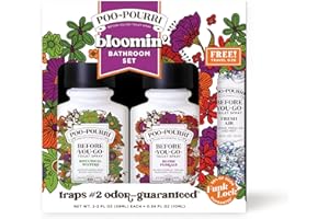 Poo-Pourri Before-You-Go Toilet Spray, Blooming Bathroom, Gift Set Variety 2 Fl Oz - Botanical Waters and Blush Florals (Includes a free Fresh Air Travel Size 10mL)