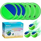 Kids Toys - Outdoor Games for Kids, Toss and Catch Ball Set with 6 Paddles 3 Balls, Gifts for 3 4 5 6 7 8+ Year Old Boys Girls Christmas Birthday, Perfect for Backyard, Parties, Camping, Family