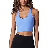 90 Degree by Reflex Ribbed Racerback Built in Bra Top for Women