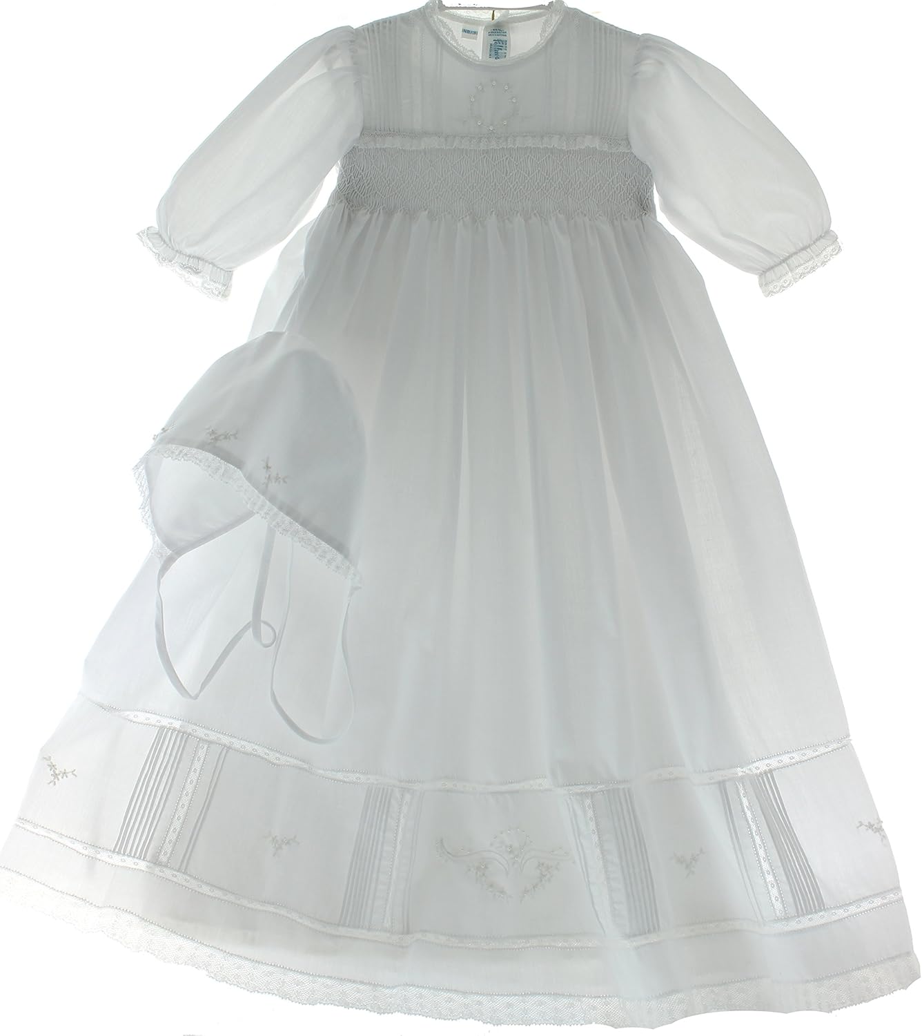 long sleeve christening gown