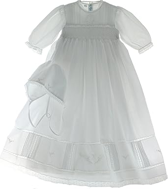 long sleeve baptism gown