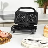 Salter Sandwich Toaster 900W Non Stick Removable Plates Dual 2 Toasts Deep Fill view 7
