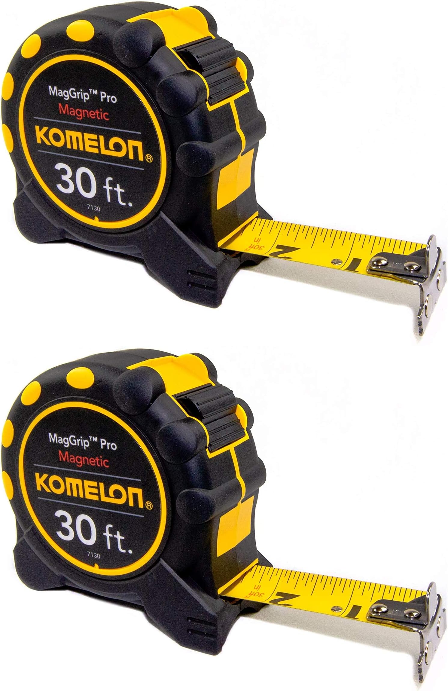 Komelon 7130 Monster Maggrip 30' Measuring Tape with Magnetic End - 2 Pack