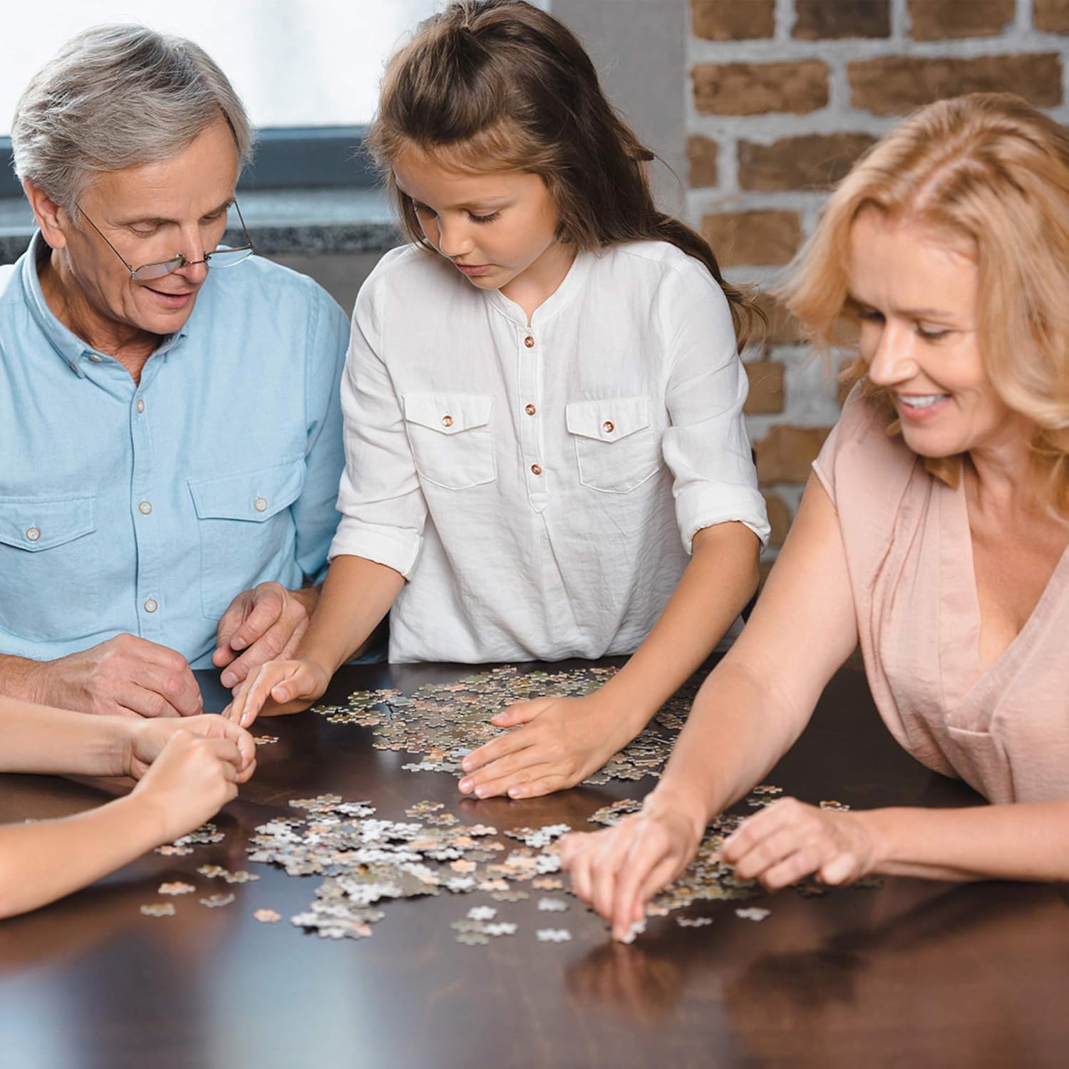 Conzy Puzzles for Adults 1000 Pieces-Still Life with Flowers and Fruit-Art Masterpiece Oil Painting Jigsaw Puzzles for Adults, Teens, Kids Aged 14 Years Old and up