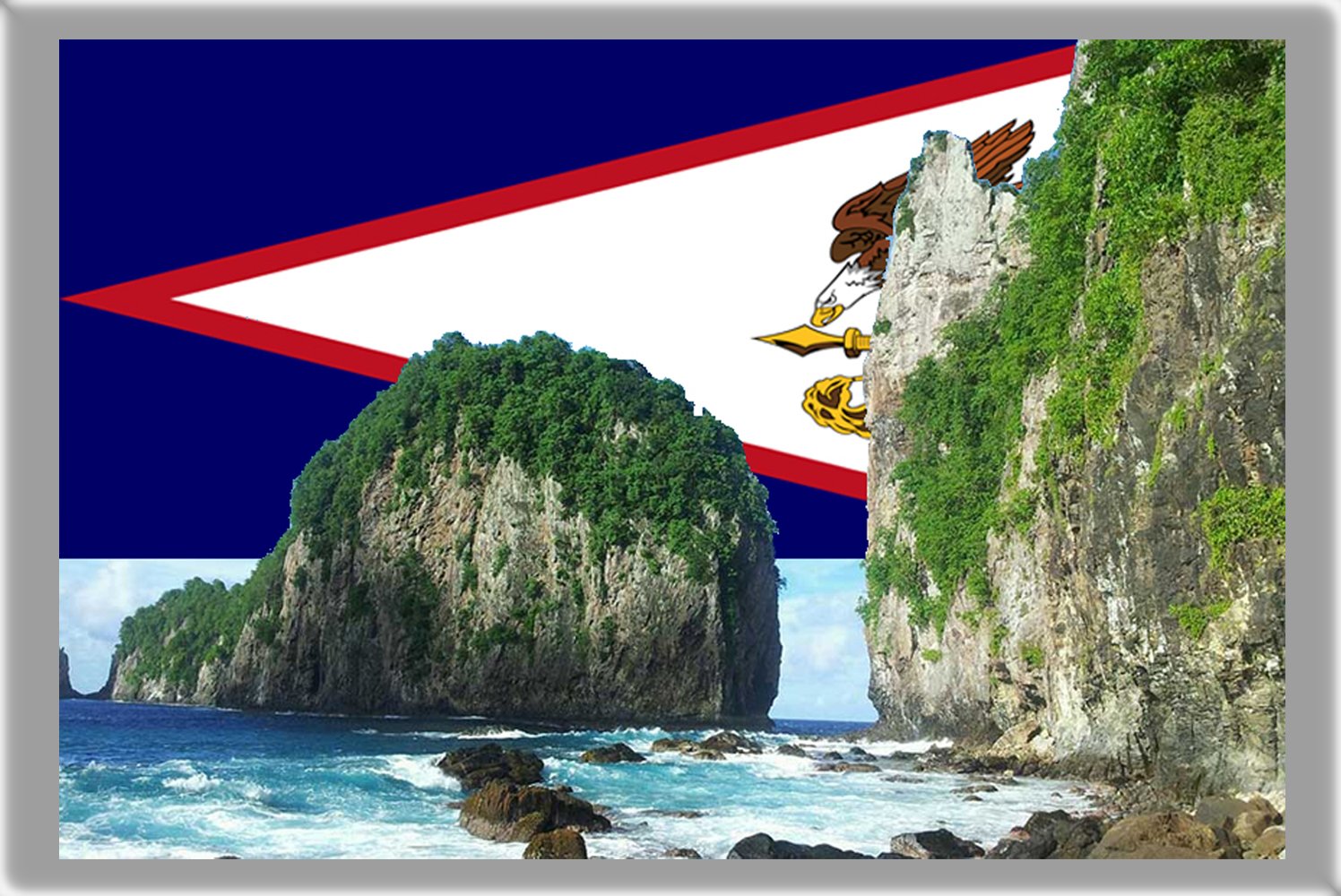 Pago Pago imán para nevera, la capital Ciudad de American Samoa ...