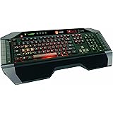 Mad Catz CYBORG V.7 Clavier AZERTY Gaming pour PC - Noir mat