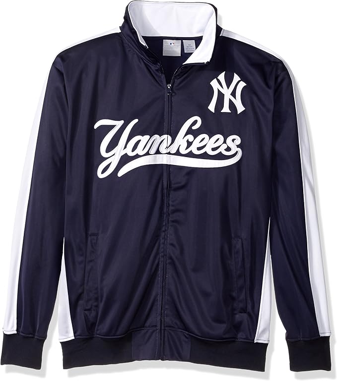 MLB New York Yankees Men's Big & Tall Track Jacket, X