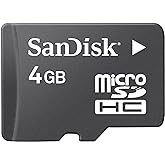 Sandisk 4GB MicroSDHC Memory Card with SD Adapter