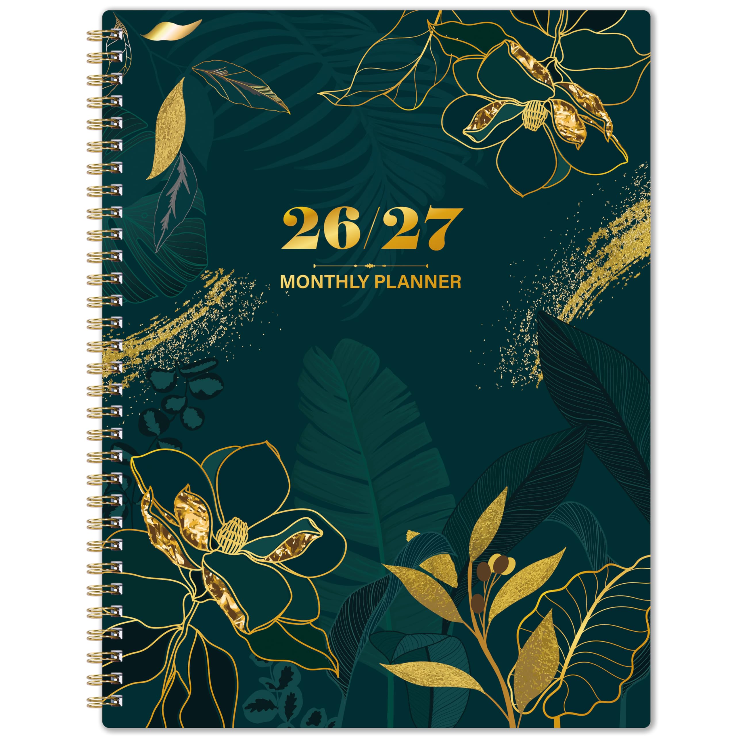 Photo 1 of 2026-2027 Monthly Planner - 2 Year Monthly Planner from January 2026 - December 2027, 9" x 11", 2026 Planner with Inner Pocket, Coated Tabs, Holidays Review