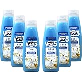 Alberto VO5 2 in 1 Moisturizing Shampoo/Conditioner, Softens and Shines, 6 Pack of 12.5 Oz Bottles