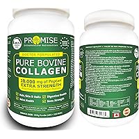 🇨🇦 525gm Hydrolyzed Bovine Collagen Peptides Protein featuring 10,000 mg of Peptan, Better Absorption, Grass Fed, Extra Str