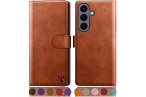 SUANPOT Compatible with Samsung Galaxy S26 Wallet case with RFID Blocking Credit Card Holder,Flip Book PU Leather Protective 