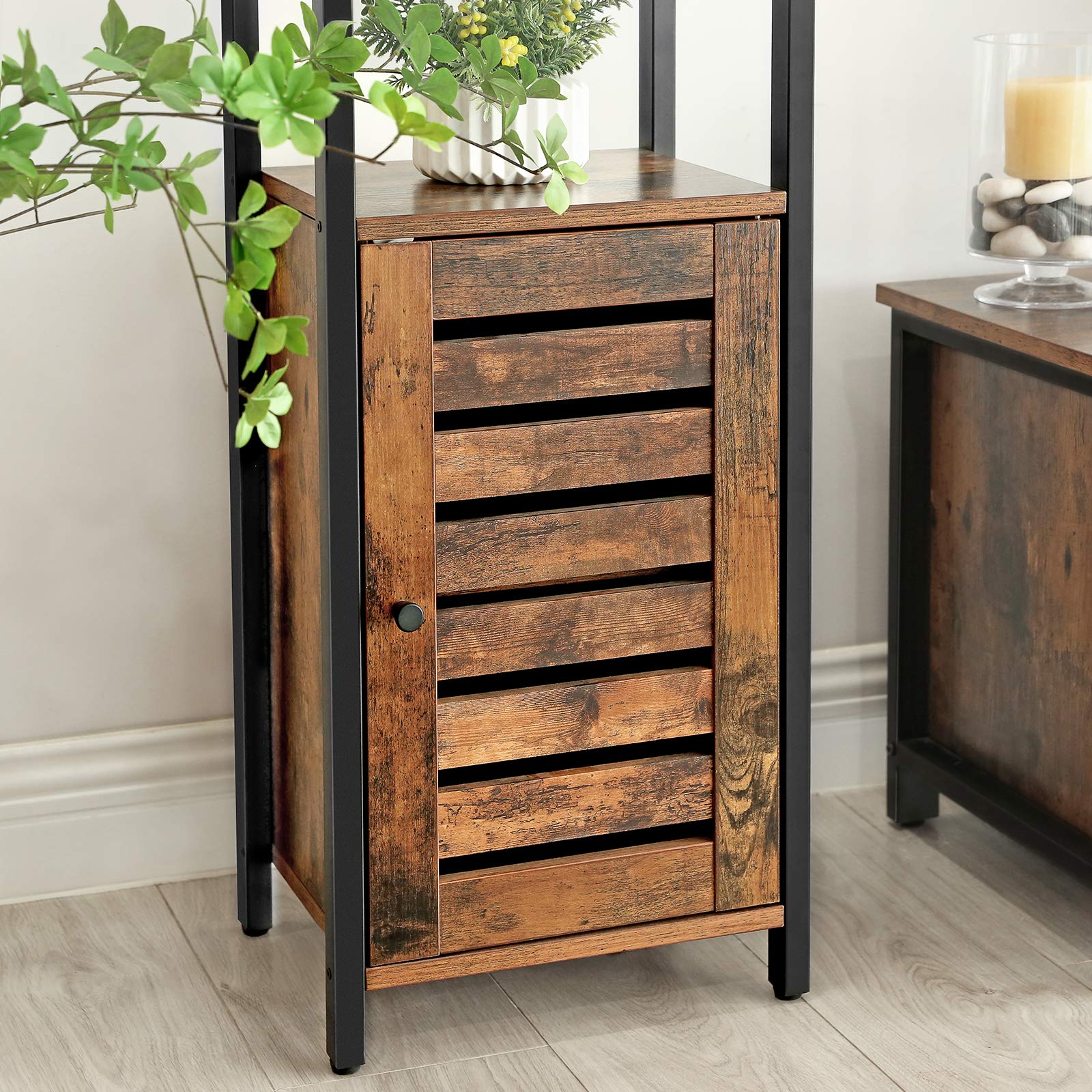 VASAGLE Storage Standing Industrial Side