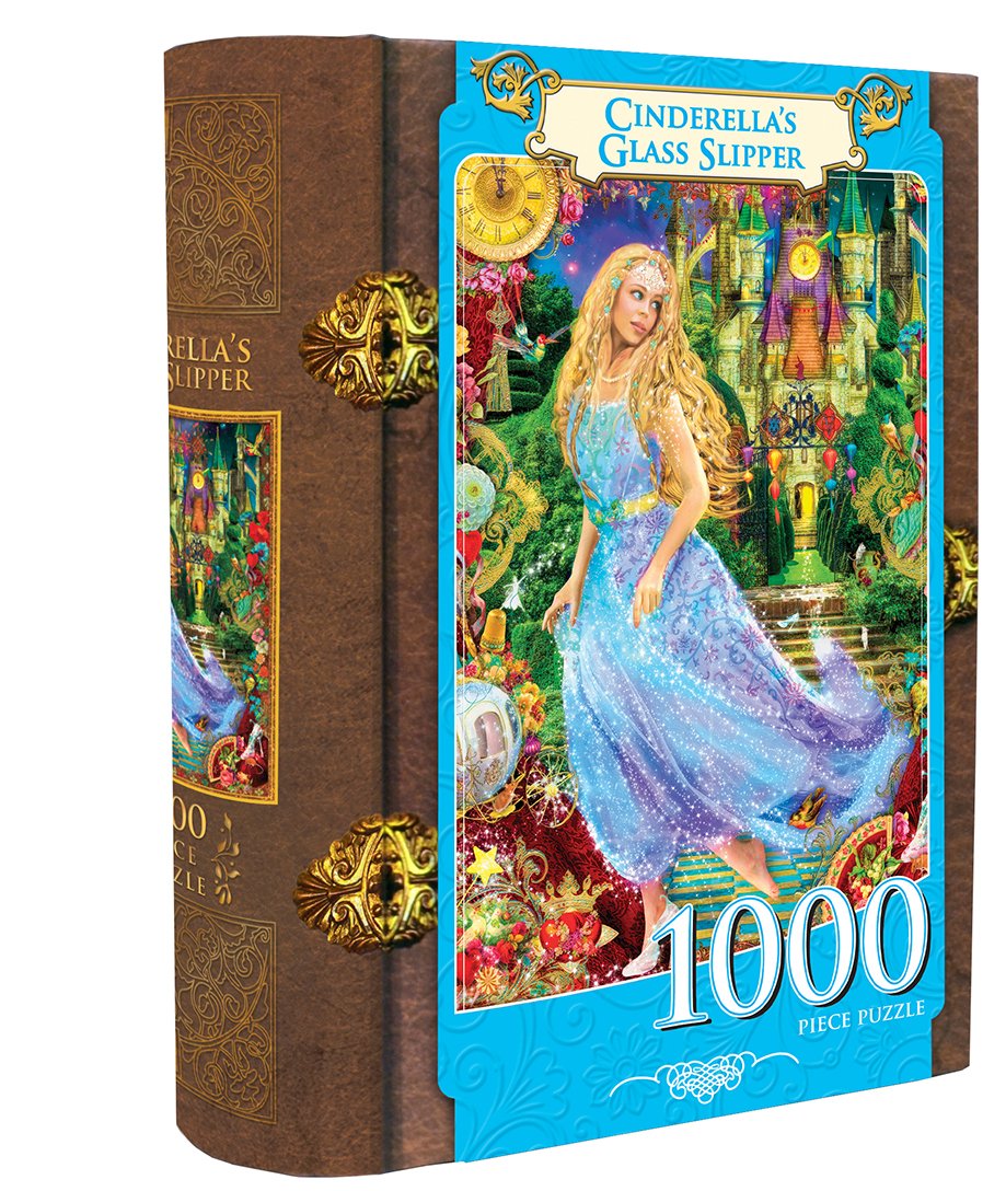 Masterpieces Cinderella's Glass Slipper Book Box Assortment Jigsaw Puzzle