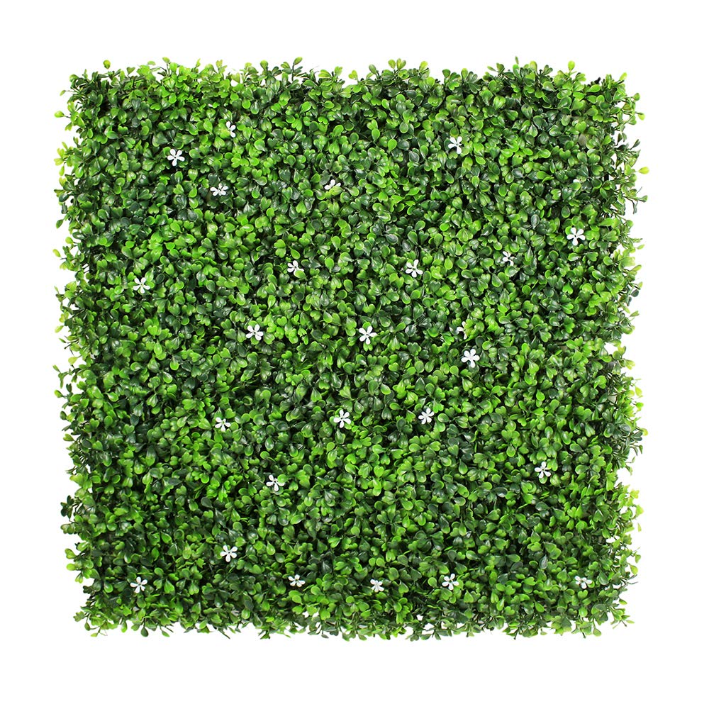 Uland Artificial Hedges Panels, Boxwood Greenery Ivy Privacy Fence