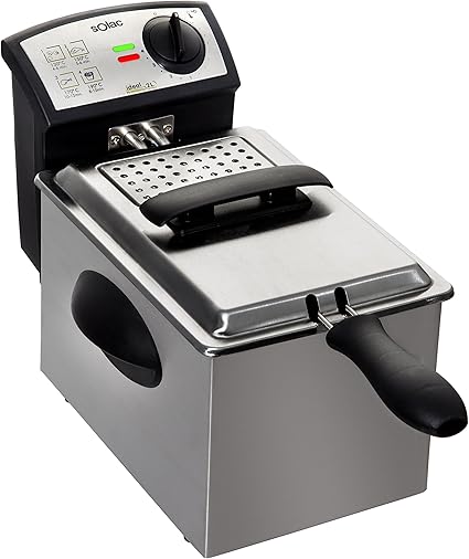 Solac FM6721 - Freidora, 2000 W, inox, 2 l