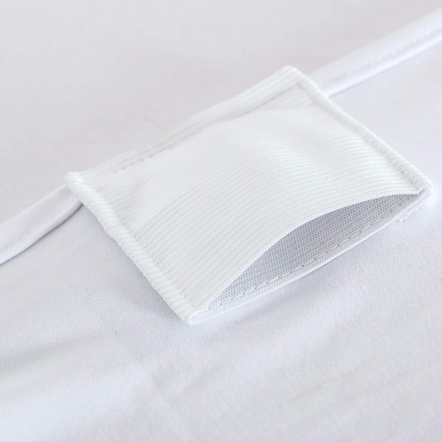 Obstal 10 PCS White Spandex Dining Room Chair Covers for Living Room - Universal Stretch Chair Slipcovers Protector for Wedding, Banquet, and Party: Kitchen & Dining