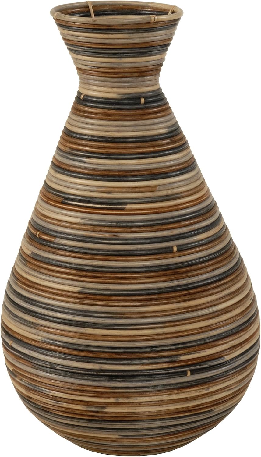 Rattan floor vase round, Rattan, 3 (EU) Amazon.co.uk Kitchen & Home