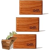 Drift Car Air Freshener - The Original Wood Air Freshener - Car Odor Eliminator - Long Lasting Scent - Metal Clip - Essential Oils - Clean Ingredients - Teak Scent 3 Pack Refill - NO CLIP INCLUDED