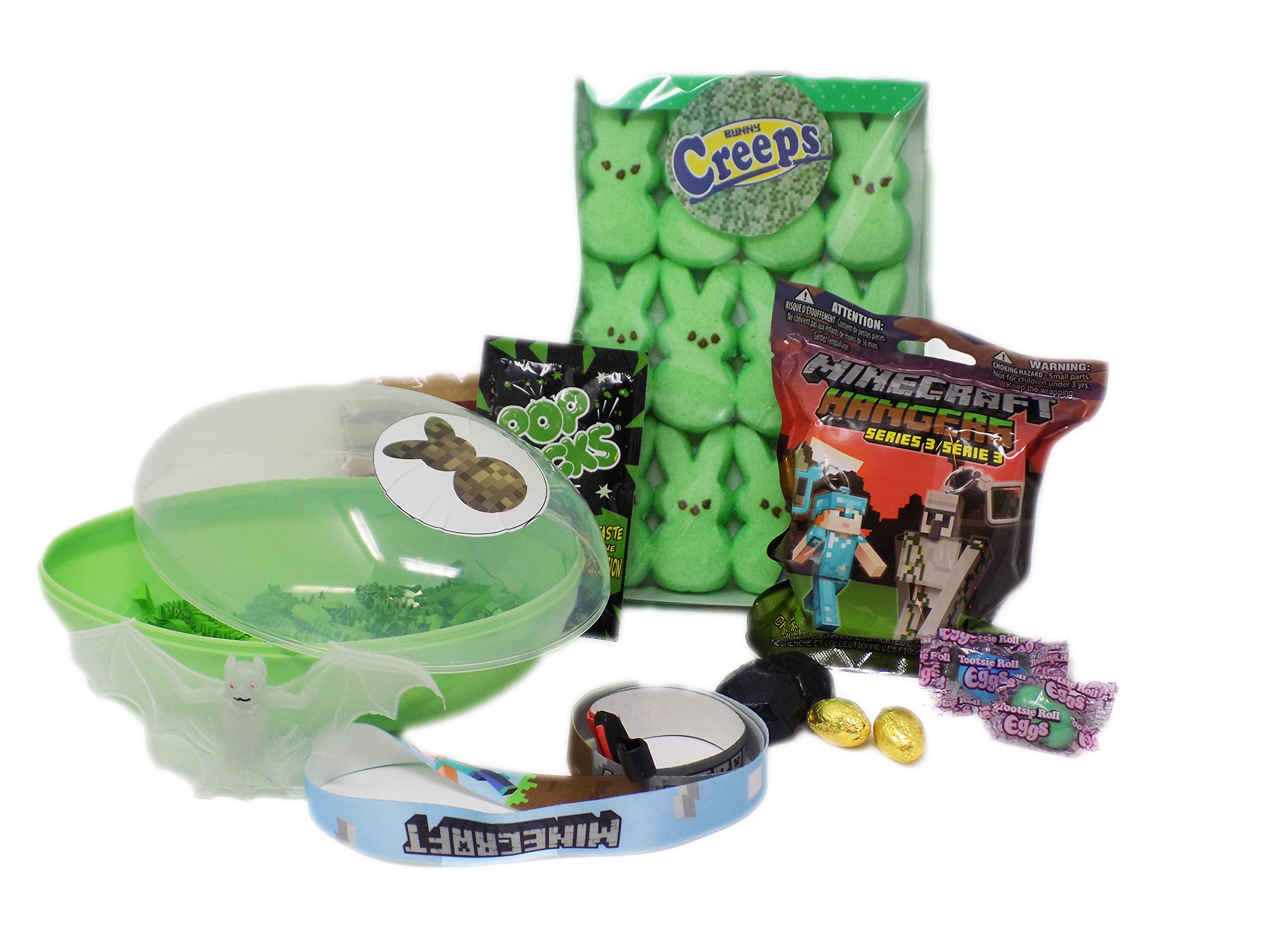 Mining Video Game Themed Candy And Toy Large Easter Surprise Egg With Marshmallow Peep Bunny Creepers Buy Online In Dominica At Dominica Desertcart Com Productid