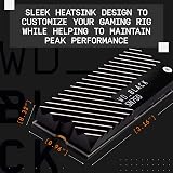 WD Black SN750 500GB M.2 NVMe SSD PCIe Gen3 Gaming SSD Heatsink view 3