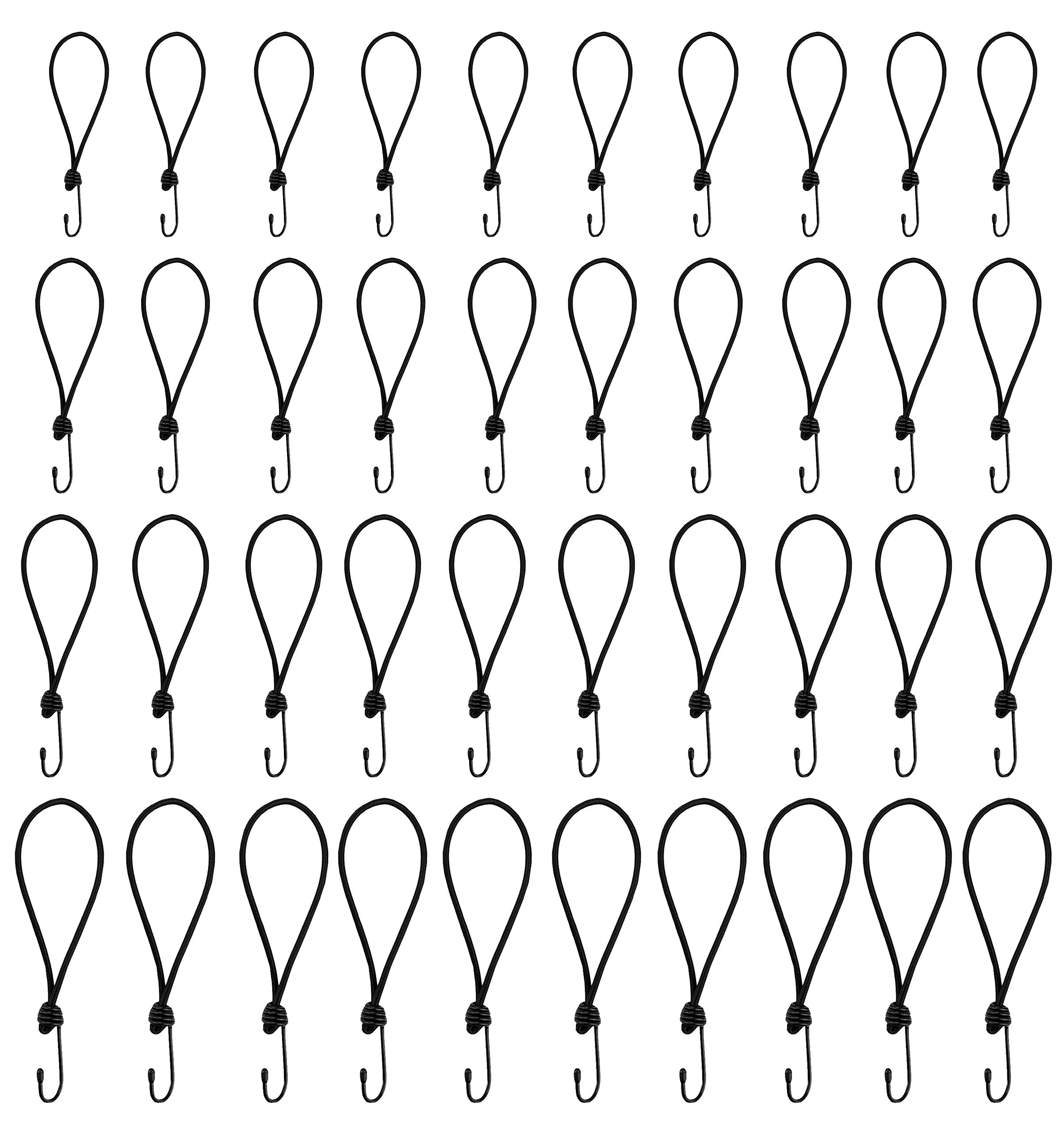 Savage Island Hook Loop Bungees Bungee Tarpaulin Tent Shock Elastic Heavy Duty Military