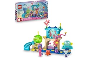 LEGO Gabby’s Dollhouse Mermaid Gabby’s Aquarium Adventure Building Blocks - Pretend Play & Learning Toy for Girls & Boys, Age