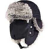 CHOK.LIDS Waterproof Winter Trappers Unisex Premium Strength Ushanka Ear Flap Chin Strap Cold Weather Outdoor