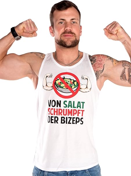 Von Salat Schrumpft Der Bizeps Tank Top