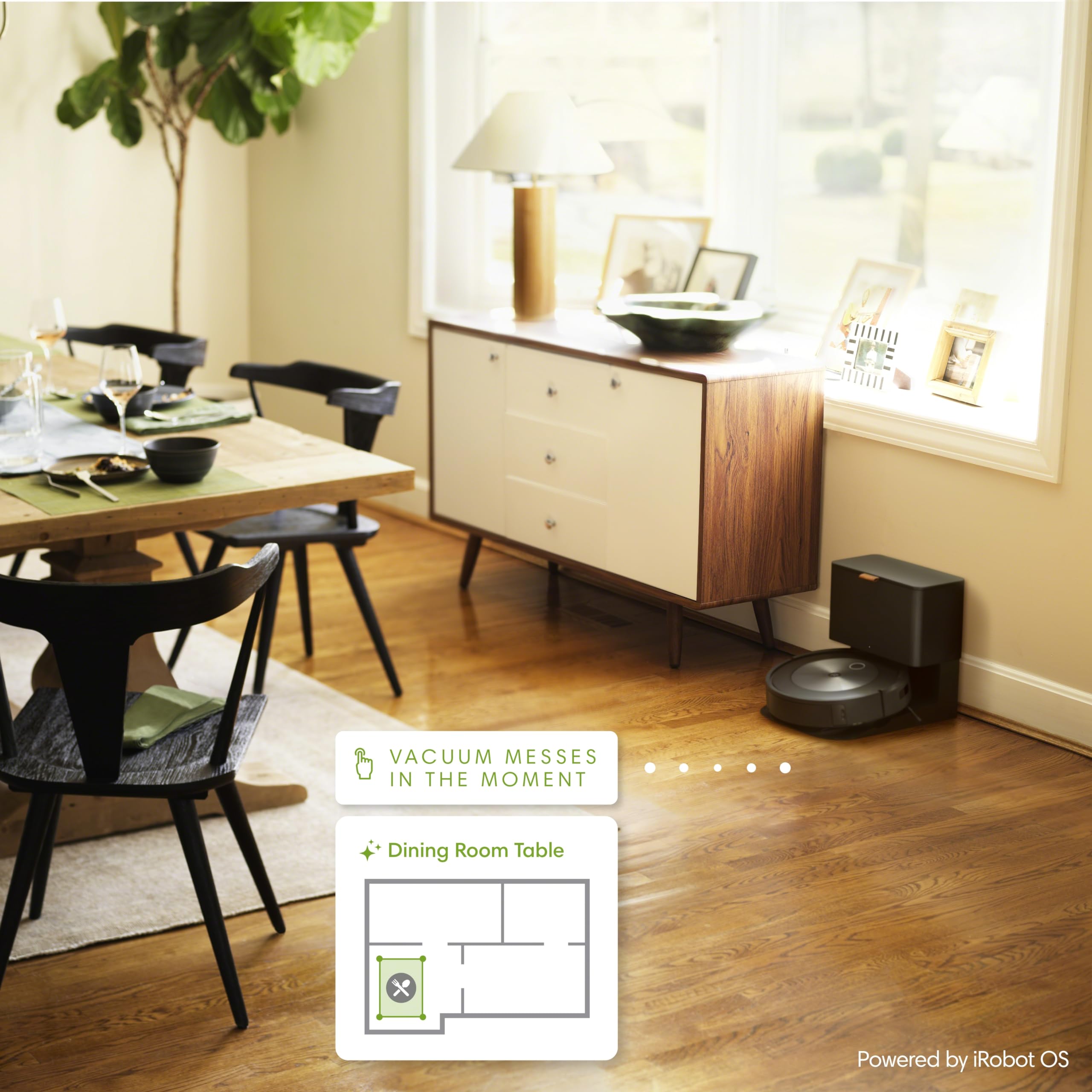 iRobot Roomba j7+ (7550) Self-Emptying Robot Vacuum – Uses PrecisionVision Navigation to Identify & Avoid Objects Like Socks, Shoes, & Pet Waste, Smart Mapping, Self-Empty for Up to 60 Days - View 7