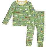 pureborn Baby Toddler Kids Viscose from Bamboo Pajamas Set Pjs 2pcs 18M-8Y