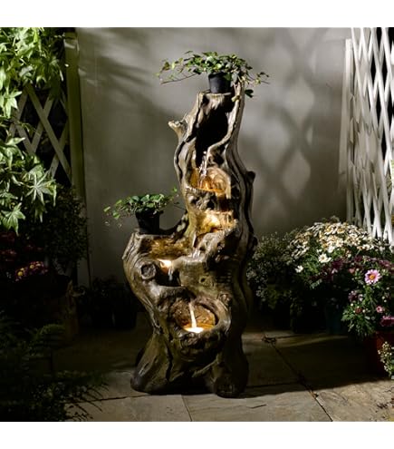 Amazon.com: Modern Zen-Inspired Water Fountain with Multi