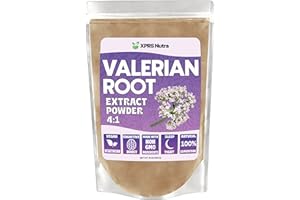 XPRS Nutra Valerian Root Extract Powder 4:1 - Premium Valerian Root Powder for Cognition - Vegan Friendly Herbal Sleep Support (16 Ounce)