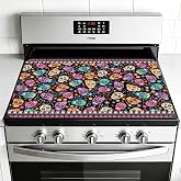 Day of the Dead Glass Stove Top Covers for Electric Range-28