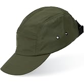 CLAPE 5 Panel Hat for Men, Curved Brim UPF50+ Sun Hats Quick Dry Outdoor Sports Running Hat Baseball Cap