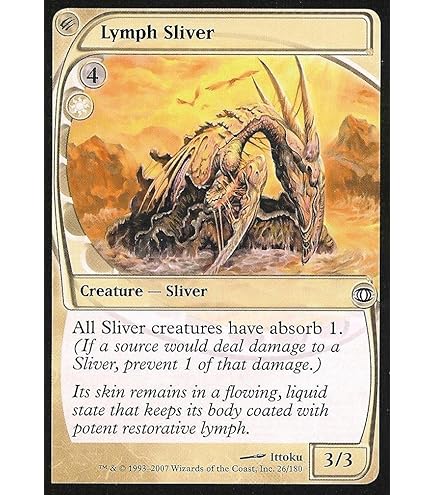 Magic Gathering Sliver Magic: The Gathering Spined Sliver Foil