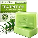 Roycederm Antifungal Antibacterial Tea Tree Soap: Antifungal Antibacterial Treatment for Face & Body, Athlete's Foot, Tinea, 