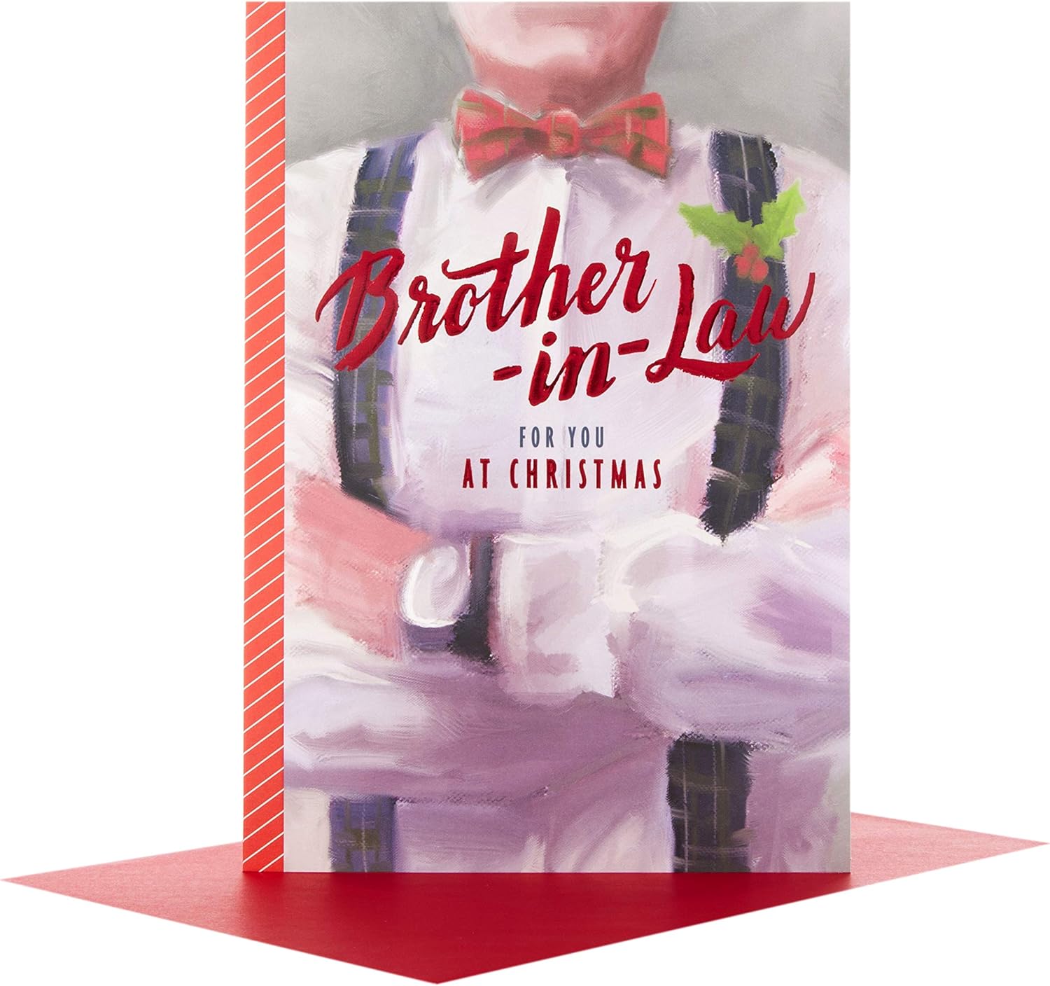 Hallmark 25497919 Brother in Law Medium Christmas Card "Festive Wish"