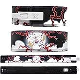 Anime Weight Lifting Lever Belt | 10mm Premium Leather Weightlifting Belt for Powerlifting, Bodybuilding, Deadlift, Squats, Exercise Workout | Heavy Duty Gym Belt Best for Men & Women